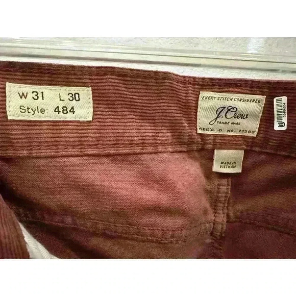 J Crew Style 484 corduroy Pants 31*30 - Picture 3 of 5